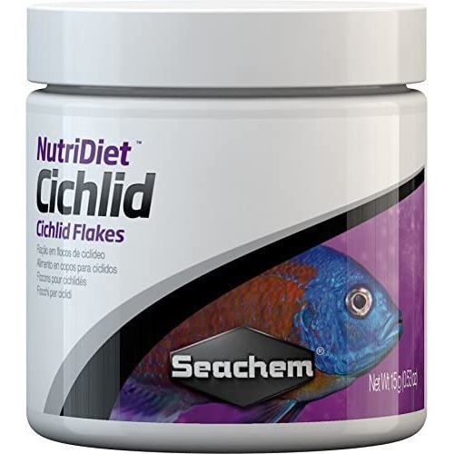 Seachem | NutriDiet Cichlid Flakes .5 oz 001161071052 Super Cichlids