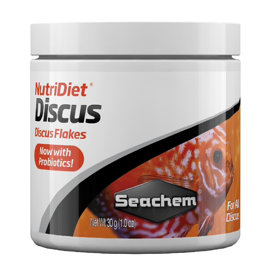 Seachem | NutriDiet Discus Flakes 1 oz 001161132050 Super Cichlids