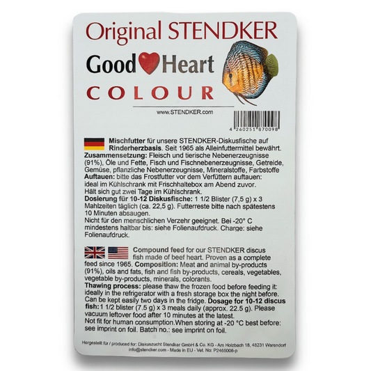 Stendker | GoodHeart Beef Heart Color 100g Super Cichlids