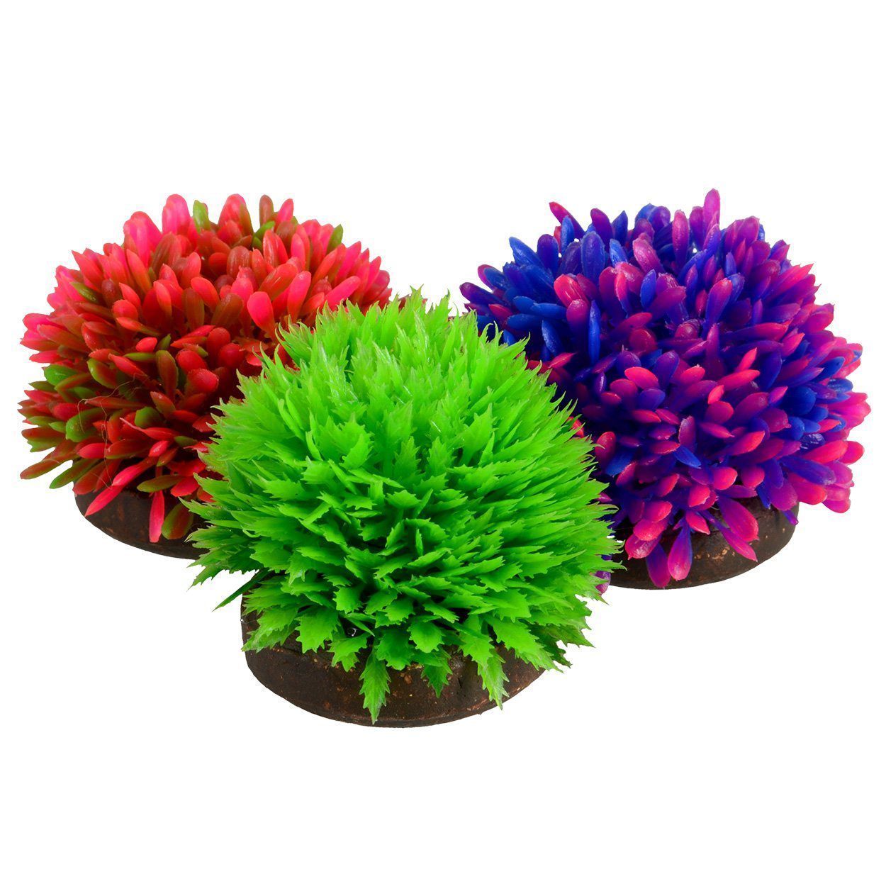 Underwater Treasures | Foreground Plant Balls - Style A - 3 pk 628742017027 Super Cichlids