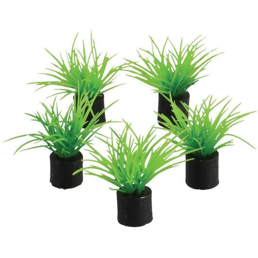 Underwater Treasures | Mini Plant - Green Grass - 1.5" - 5 pk