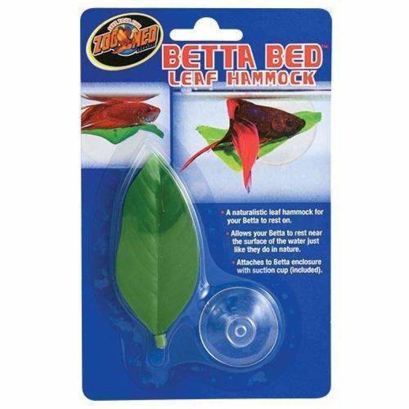 Zoo Med | Betta Bed Leaf Hammock Standard (3.5" x 1.5") 097612240030 Super Cichlids